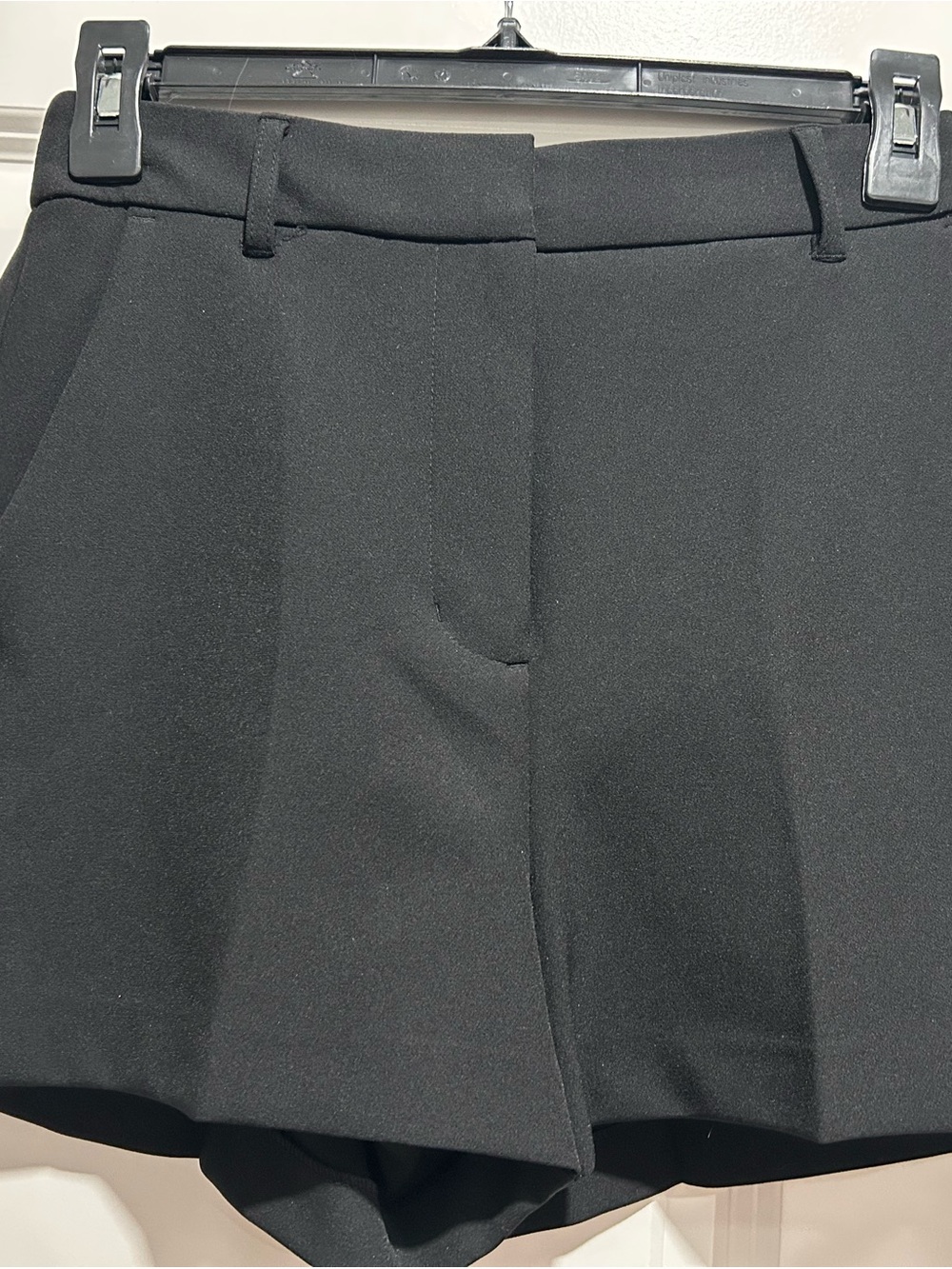 Express Black High-Waist Tailored Shorts
